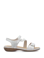 Rieker Womens Metallic Hook & Loop Shoes - Image 2 of 7