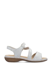 Rieker Womens Metallic Hook & Loop Shoes - Image 3 of 7
