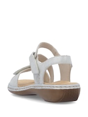 Rieker Womens Metallic Hook & Loop Shoes - Image 5 of 7