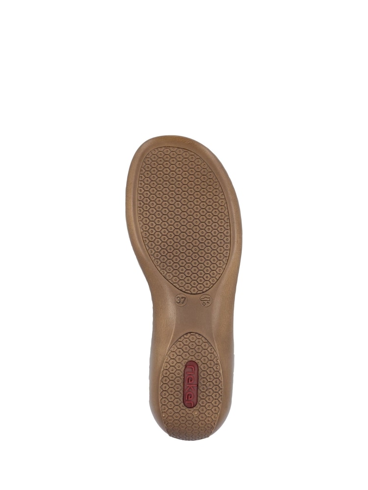 Rieker Womens Metallic Hook & Loop Shoes - Image 7 of 7