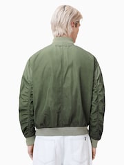 AllSaints Green Cascade Bomber Jacket - Image 2 of 10