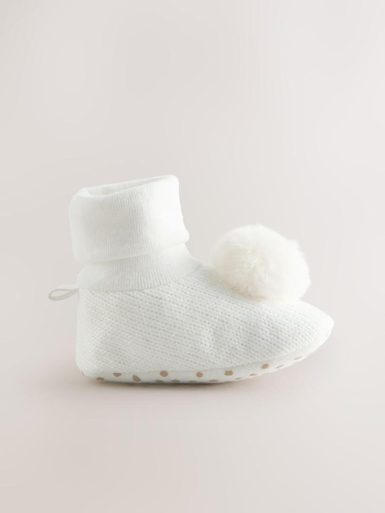 White Baby Sensory Sock Top Boots (0-18mths) - Image 2 of 5