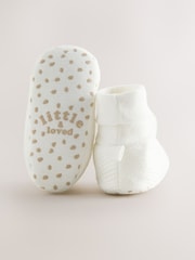 White Baby Sensory Sock Top Boots (0-18mths) - Image 5 of 5
