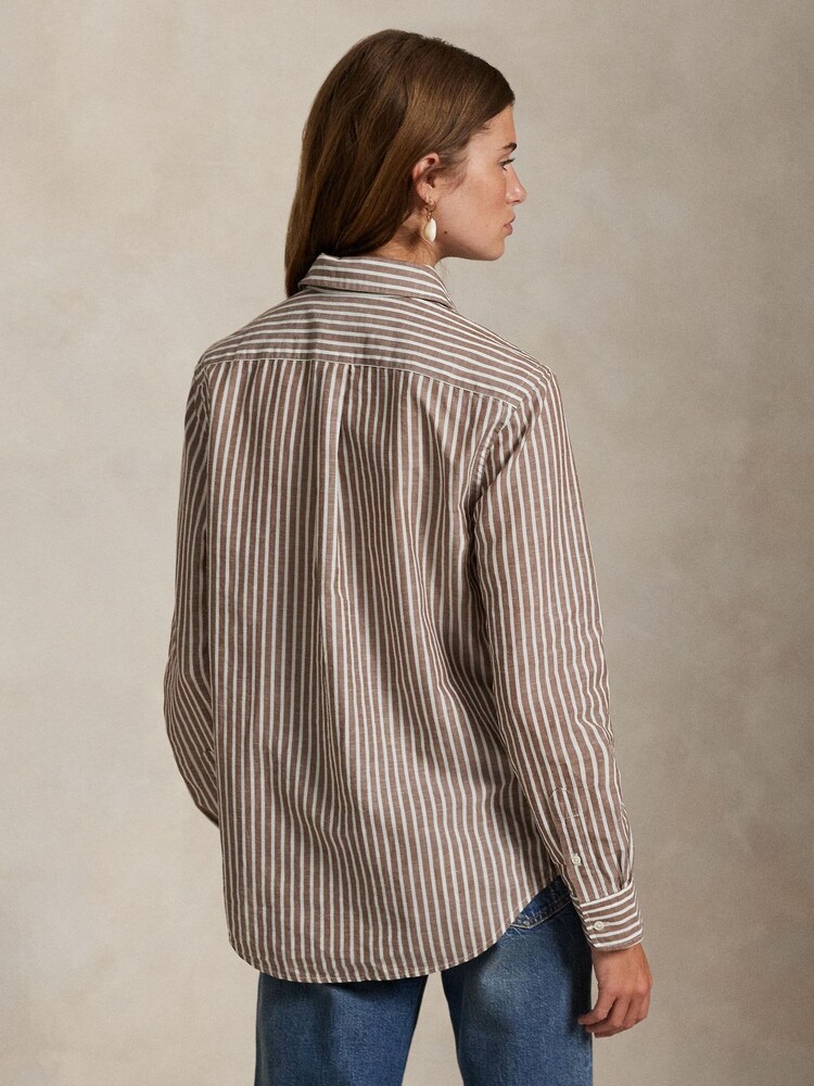 Polo Ralph Lauren Brown Woven Sport Shirt - Image 2 of 7