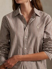 Polo Ralph Lauren Brown Woven Sport Shirt - Image 4 of 7