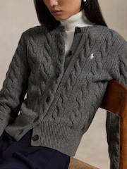 Polo Ralph Lauren Grey Sweater Cardigan - Image 4 of 5