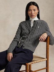 Polo Ralph Lauren Grey Sweater Cardigan - Image 5 of 5