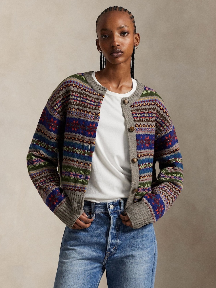 Polo Ralph Lauren Grey Sweater Cardigan - Image 5 of 5 Polo Ralph Lauren Grey Sweater Cardigan - Image 5 of 5