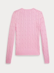 Polo Ralph Lauren Pink Julianna Long Sleeve Pull Over Jumper - Image 2 of 2