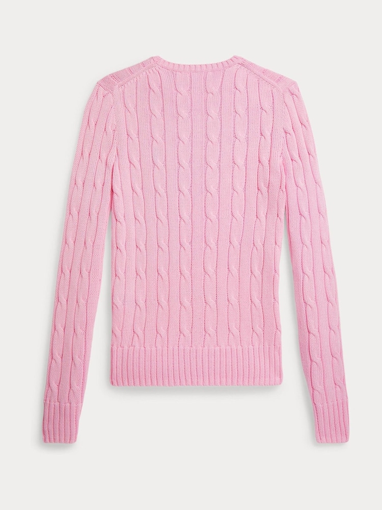 Polo Ralph Lauren Pink Julianna Long Sleeve Pull Over Jumper - Image 2 of 2