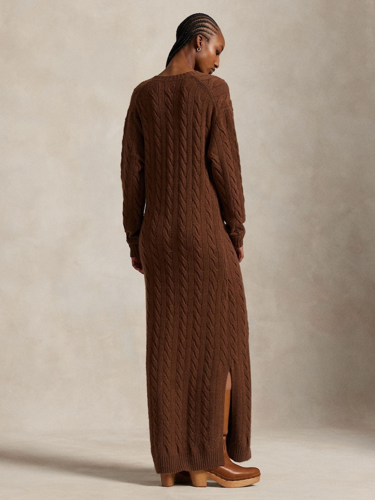 Polo Ralph Lauren Brown Sweater Dresses - Image 2 of 4