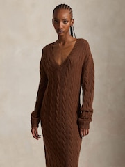 Polo Ralph Lauren Brown Sweater Dresses - Image 3 of 4