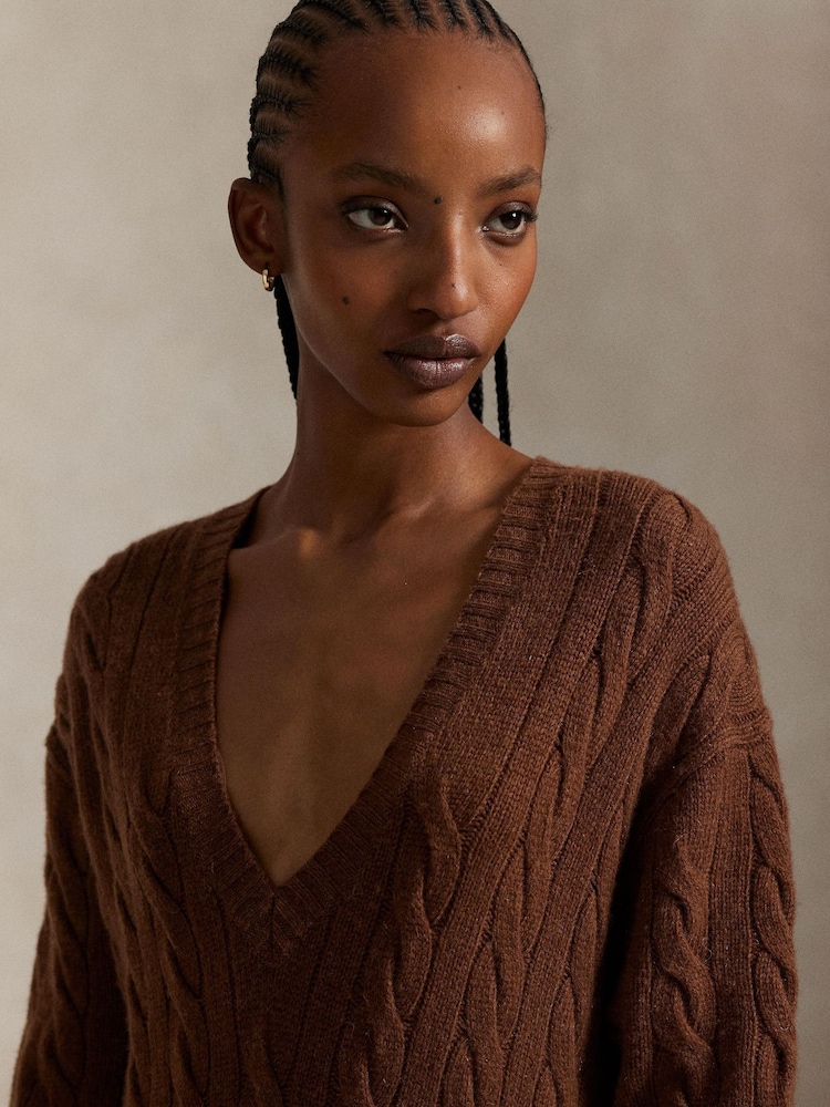Polo Ralph Lauren Brown Sweater Dresses - Image 4 of 4