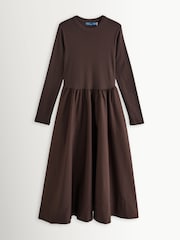 Polo Ralph Lauren Brown Knit A-Line Dresses - Image 1 of 1