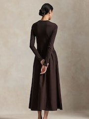 Polo Ralph Lauren Brown Knit A-Line Dresses - Image 2 of 8