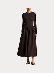 Polo Ralph Lauren Brown Knit A-Line Dresses - Image 4 of 8