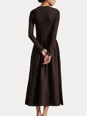 Polo Ralph Lauren Brown Knit A-Line Dresses - Image 6 of 8