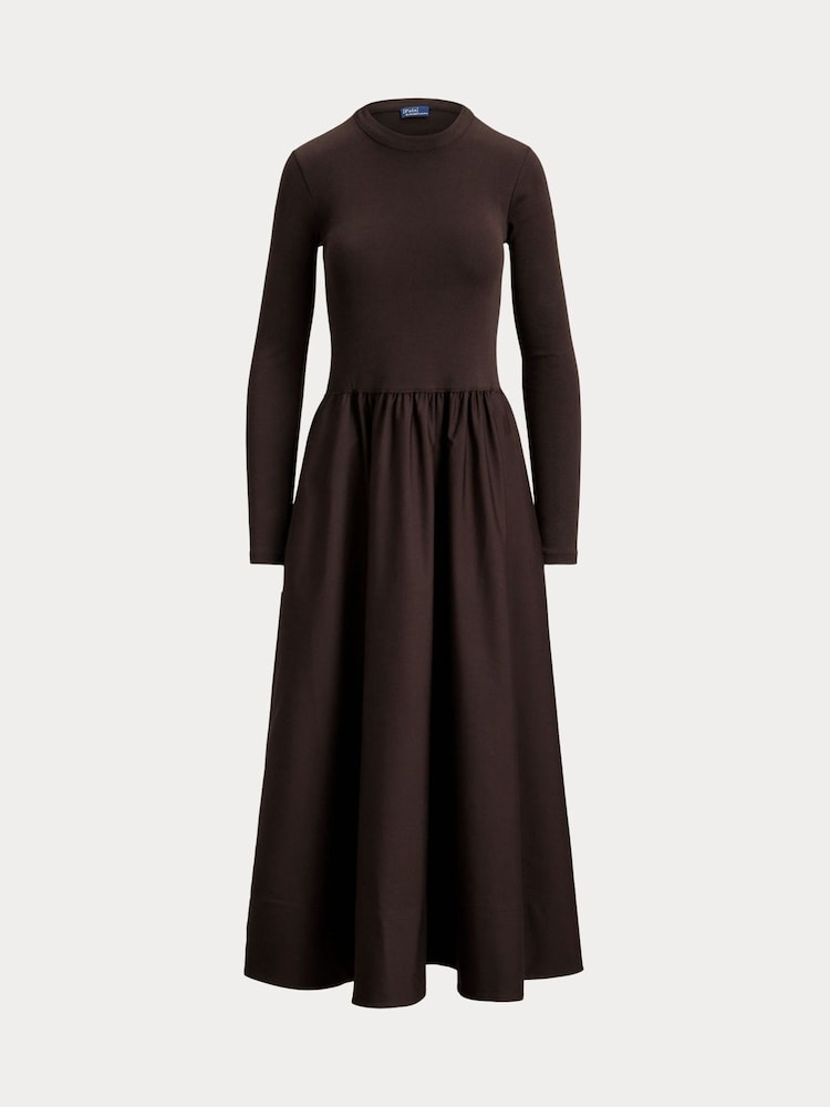 Polo Ralph Lauren Brown Knit A-Line Dresses - Image 8 of 8