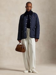 Polo Ralph Lauren Blue Woven Coat - Image 3 of 5