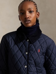 Polo Ralph Lauren Blue Woven Coat - Image 4 of 5