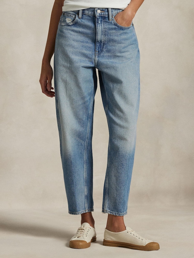 Polo Ralph Lauren Blue Ankle Straight Jeans - Image 2 of 5