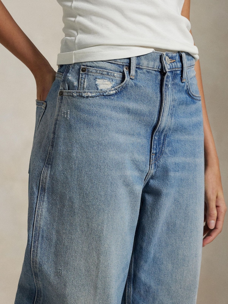Polo Ralph Lauren Blue Ankle Straight Jeans - Image 5 of 5