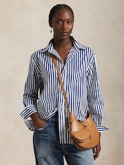 Polo Ralph Lauren Blue Light Long Sleeve Button Front Shirt - Image 1 of 3