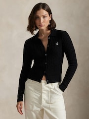 Polo Ralph Lauren Black Sweater Cardigan - Image 1 of 5