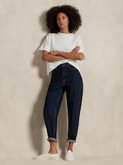 Polo Ralph Lauren Dark Blue Ankle Straight Jeans - Image 3 of 9