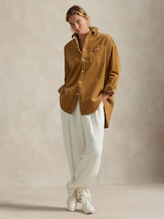 Polo Ralph Lauren Brown Woven Sport Shirt - Image 3 of 5