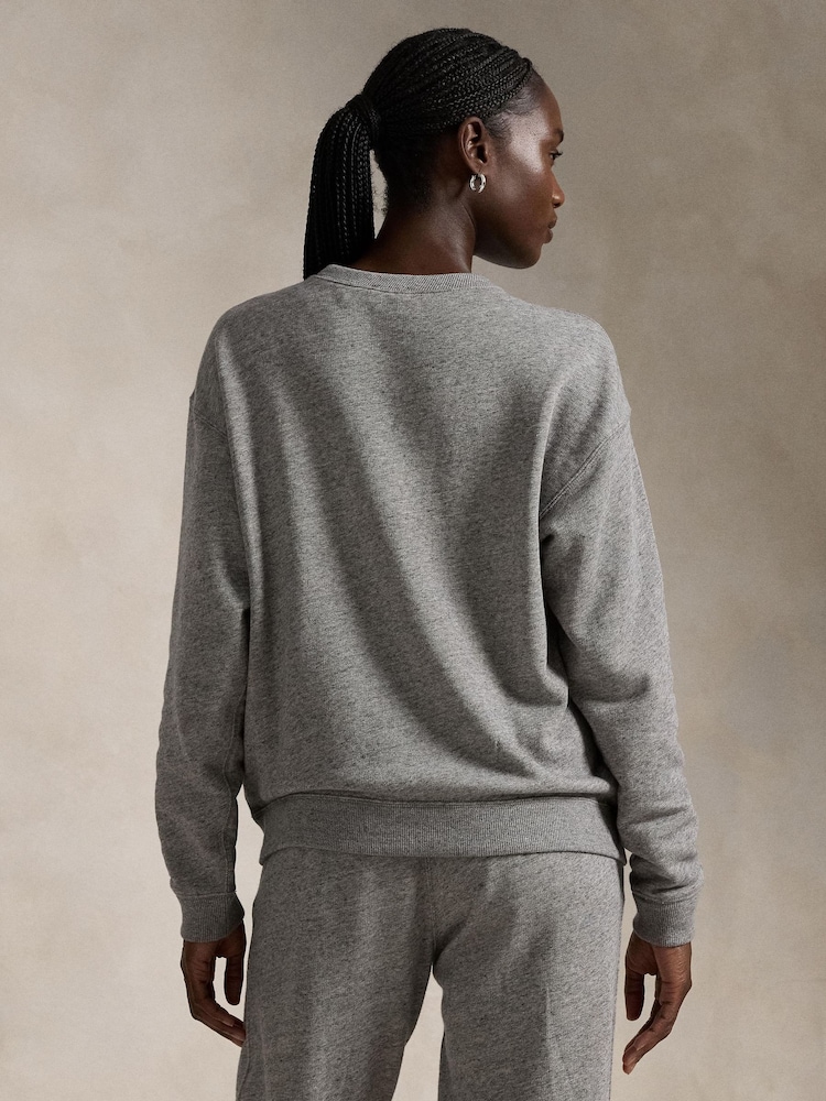 Polo Ralph Lauren Grey Long Sleeve Sweatshirt - Image 2 of 4 Polo Ralph Lauren Grey Long Sleeve Sweatshirt - Image 2 of 4