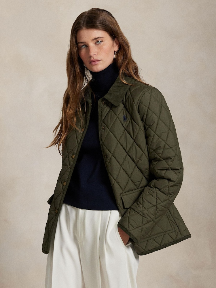 Polo Ralph Lauren Green Woven Coat - Image 1 of 4