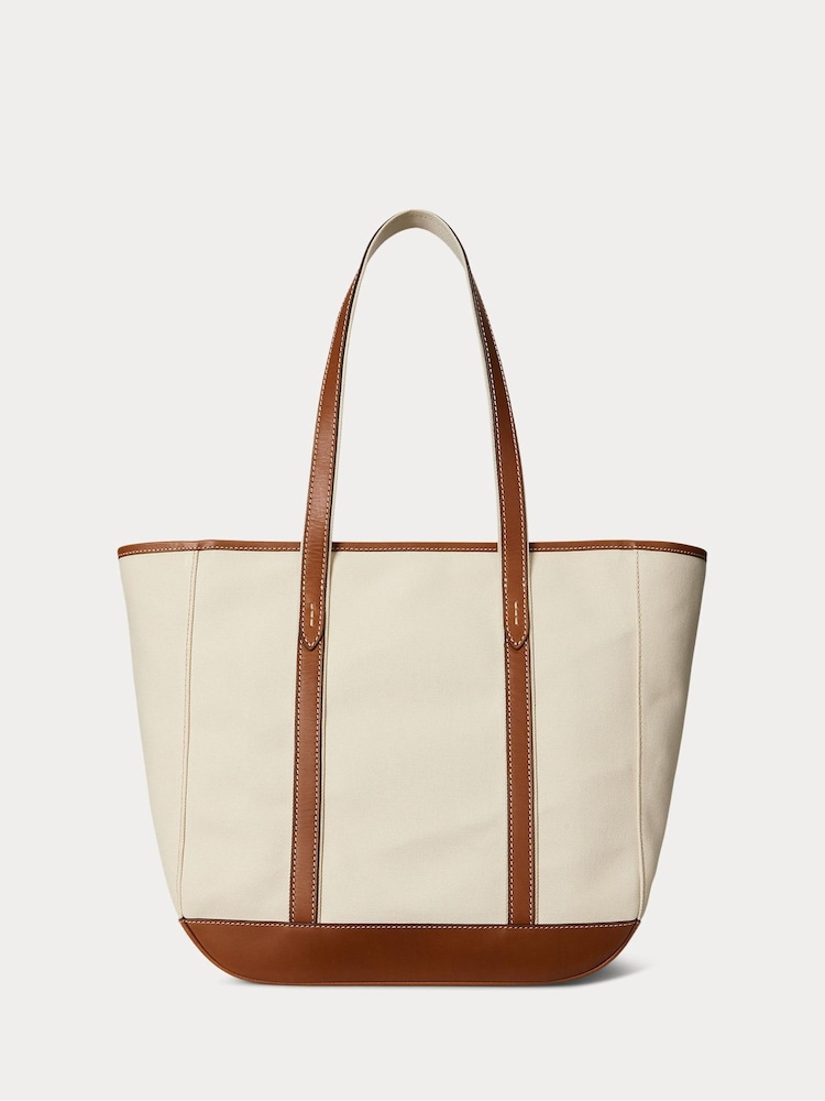 Polo Ralph Lauren Natural Medium Tote - Image 2 of 6