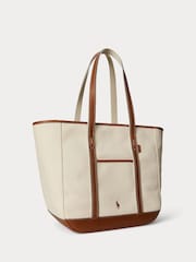Polo Ralph Lauren Natural Medium Tote - Image 3 of 6