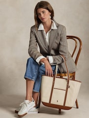 Polo Ralph Lauren Natural Medium Tote - Image 6 of 6