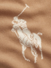 Polo Ralph Lauren Cream Polo Oblong Scarf - Image 3 of 3