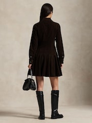 Polo Ralph Lauren Brown Woven Shirt Dress - Image 3 of 4