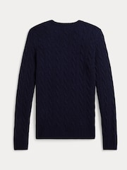 Polo Ralph Lauren Blue Julianna Long Sleeve Pull Over Jumper - Image 2 of 2