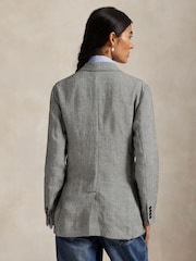 Polo Ralph Lauren Grey Woven Blazer - Image 2 of 5