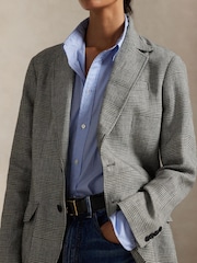 Polo Ralph Lauren Grey Woven Blazer - Image 4 of 5