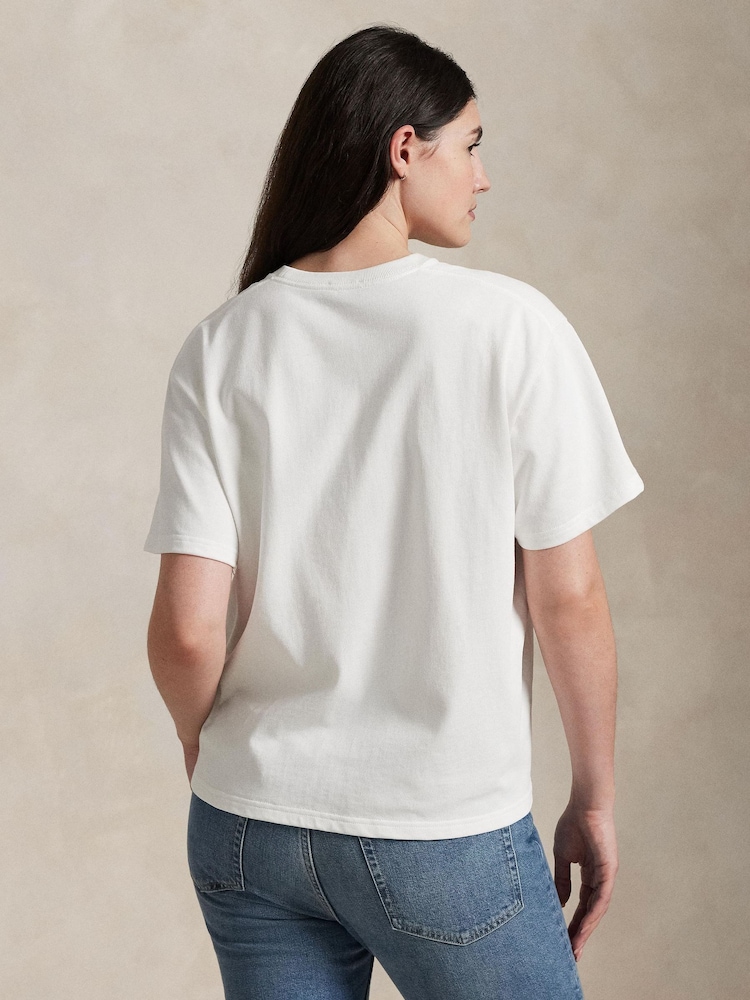 Polo Ralph Lauren White Short Sleeve T-Shirt - Image 2 of 8