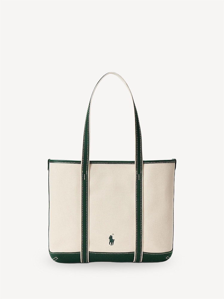Polo Ralph Lauren Natural Small Tote - Image 2 of 5