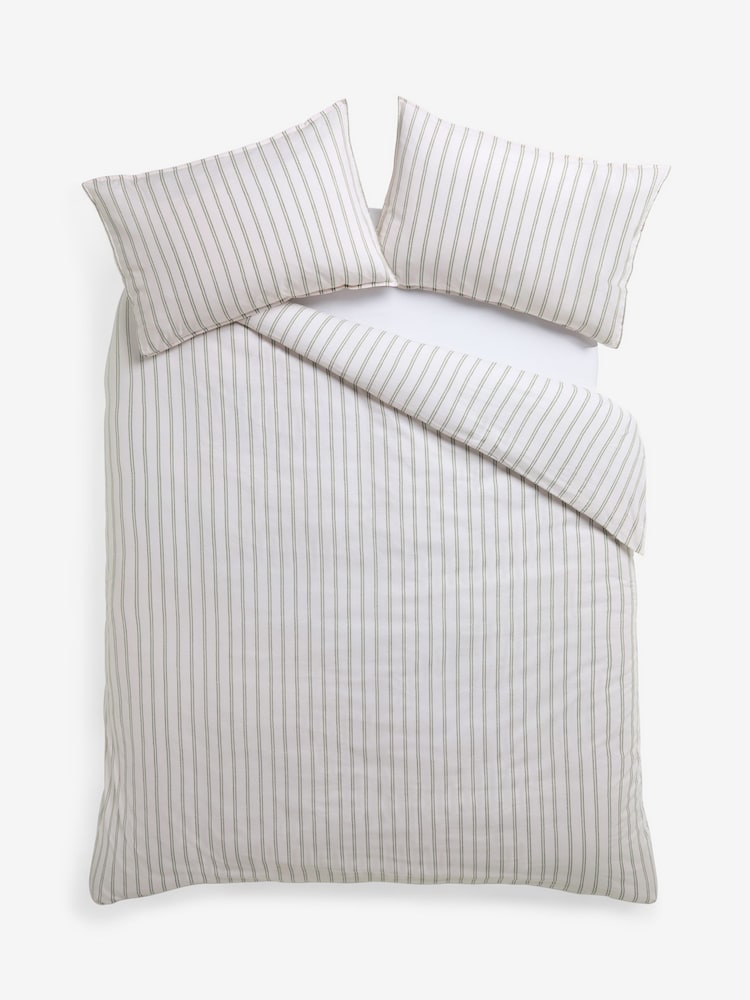 Laura Ashley Henley Stripe 100% Cotton Duvet Cover and Pillowcase Set - صورة 5 من 5 Laura Ashley Henley Stripe 100% Cotton Duvet Cover and Pillowcase Set - صورة 5 من 5