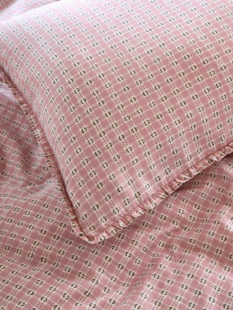 Laura Ashley Cresswell Gingham 100% Cotton Duvet Cover and Pillowcase Set - صورة 4 من 4 Laura Ashley Cresswell Gingham 100% Cotton Duvet Cover and Pillowcase Set - صورة 4 من 4