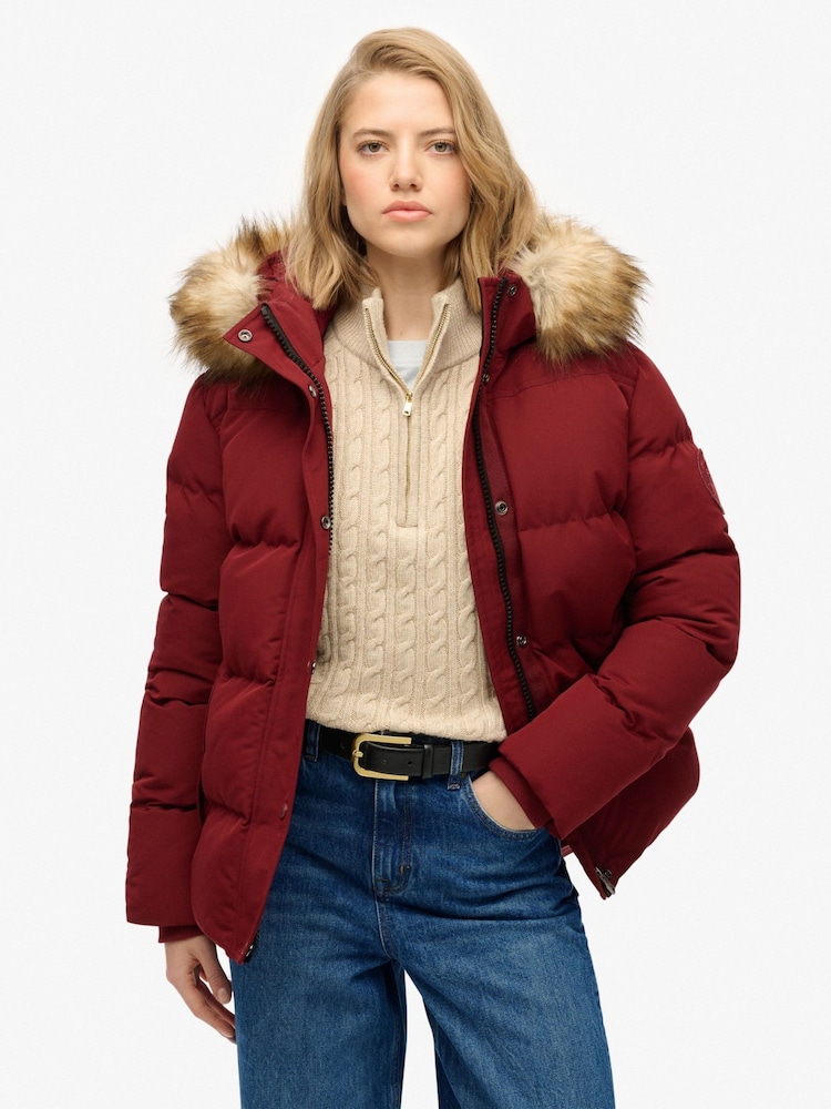 Superdry Red Everest 5 Baffle Puffer Jacket - Image 1 of 7 Superdry Red Everest 5 Baffle Puffer Jacket - Image 1 of 7