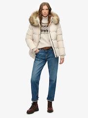 Superdry Pink Everest Five Baffle Puffer Jacket - Image 3 of 8