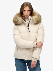 Superdry Pink Everest Five Baffle Puffer Jacket - Image 4 of 8