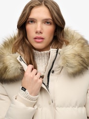 Superdry Pink Everest Five Baffle Puffer Jacket - Image 6 of 8