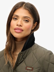 Superdry Green Cord Trimmed Liner Jacket - Image 5 of 7