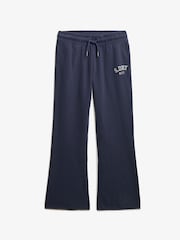 Superdry Blue Athletic Emb Flare Joggers - Image 6 of 7